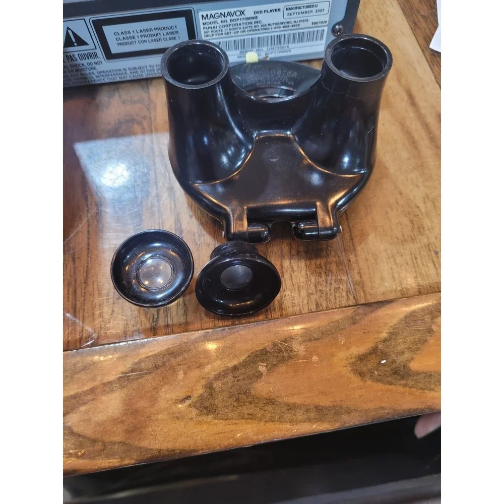 Vintage RARE Sawyer's Black View-Master w/ Box w/4 disk, Instructions